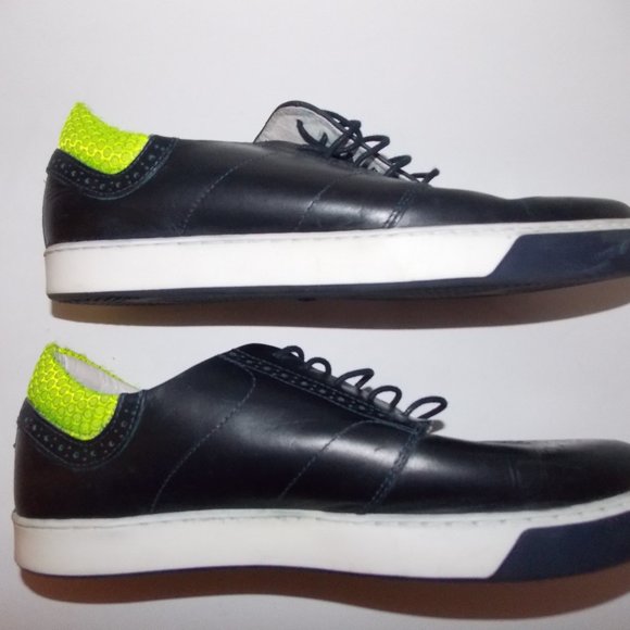 SWEAR London men's black leather sneakers EU 42 (US size 9) - Picture 1 of 8